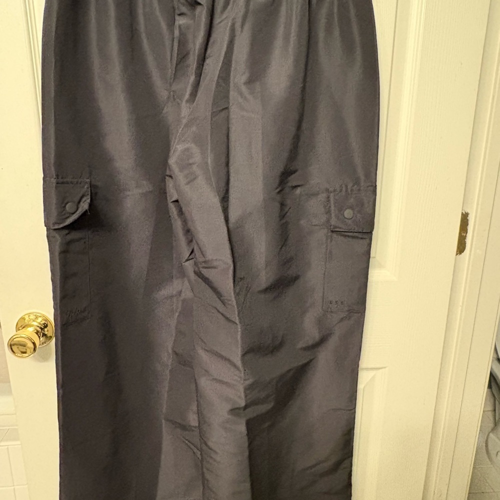 NWT Adidas Originals Women's Essentials Woven Cargo Pants Size XL - Black $75 - Picture 9 of 9